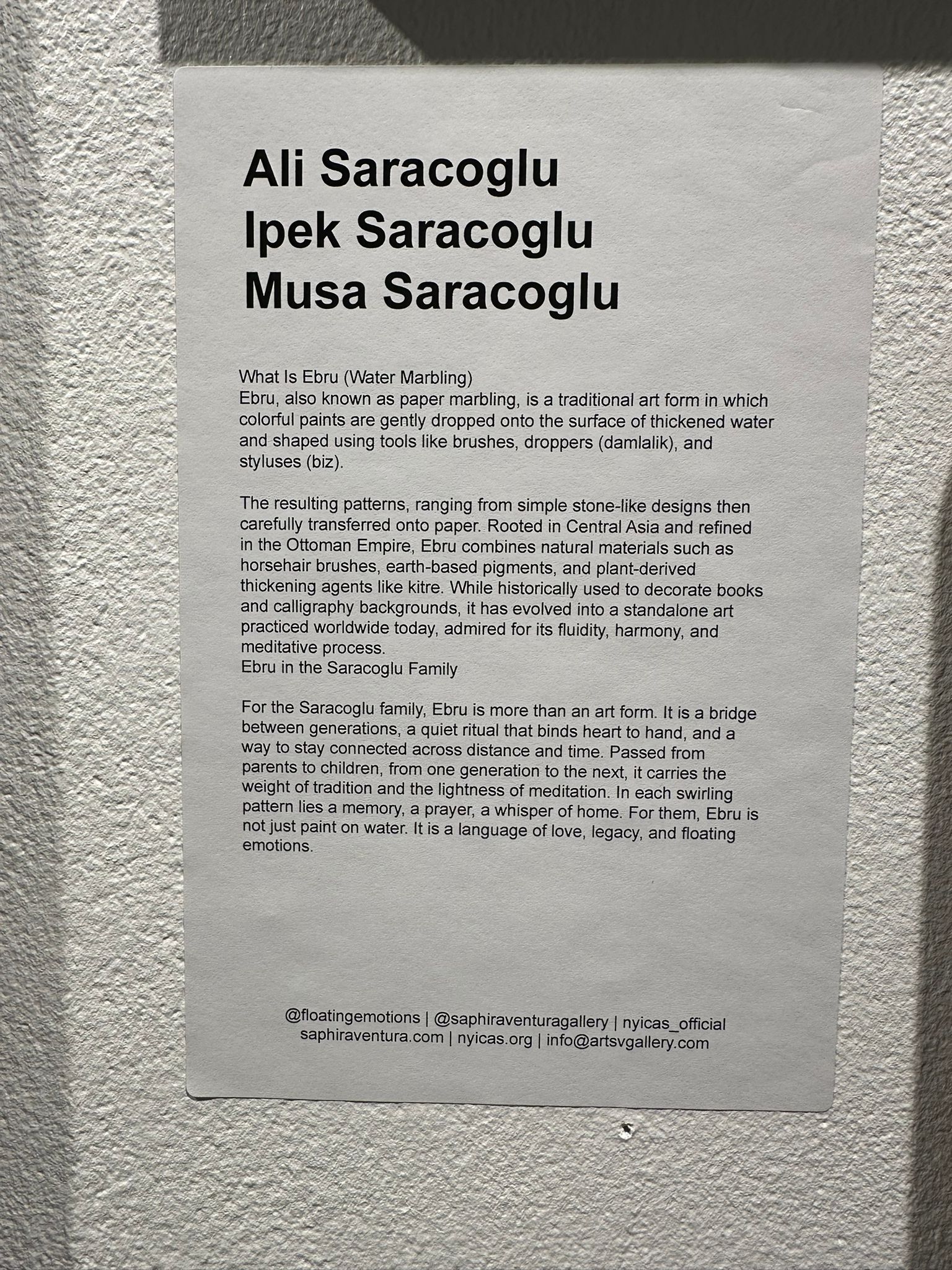 Espace Sylvia Rielle Exhibition